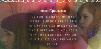 Birthday Quotes for Sister From Another Mother