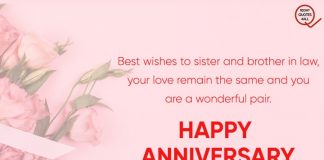 Anniversary Quotes for Sister and Brother in Law
