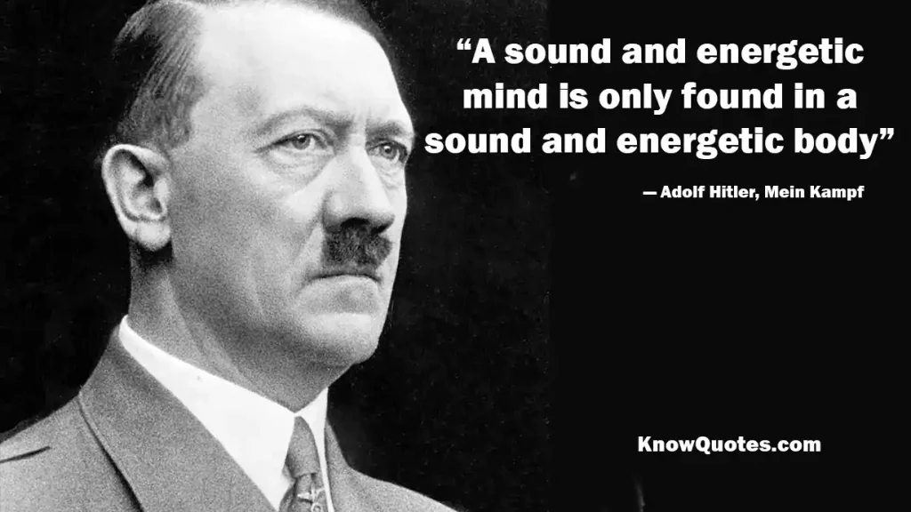 Hitler’s 1000 Year Reich Quote