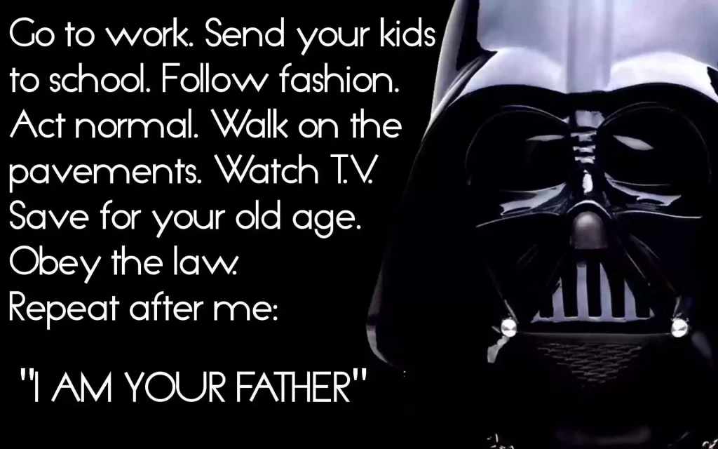 Darth Vader Quotes I Am Your Father