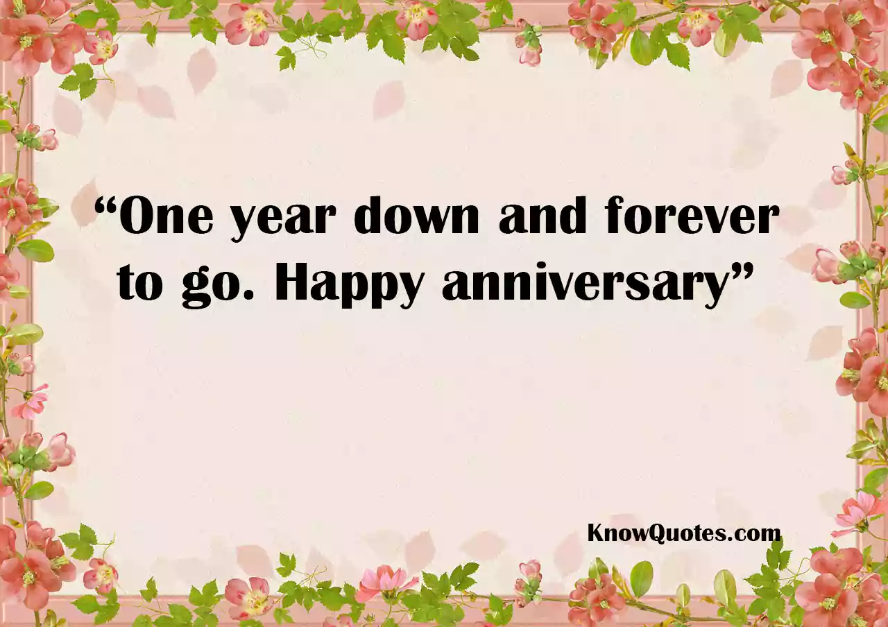 1 Year Anniversary Quotes for Her