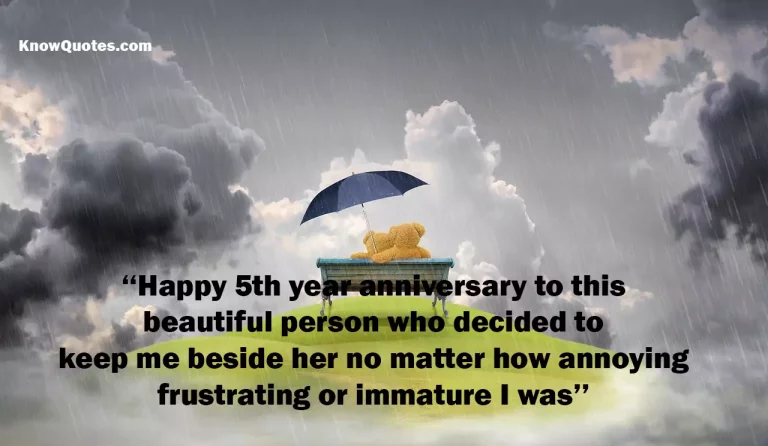 5 Year Anniversary Quotes