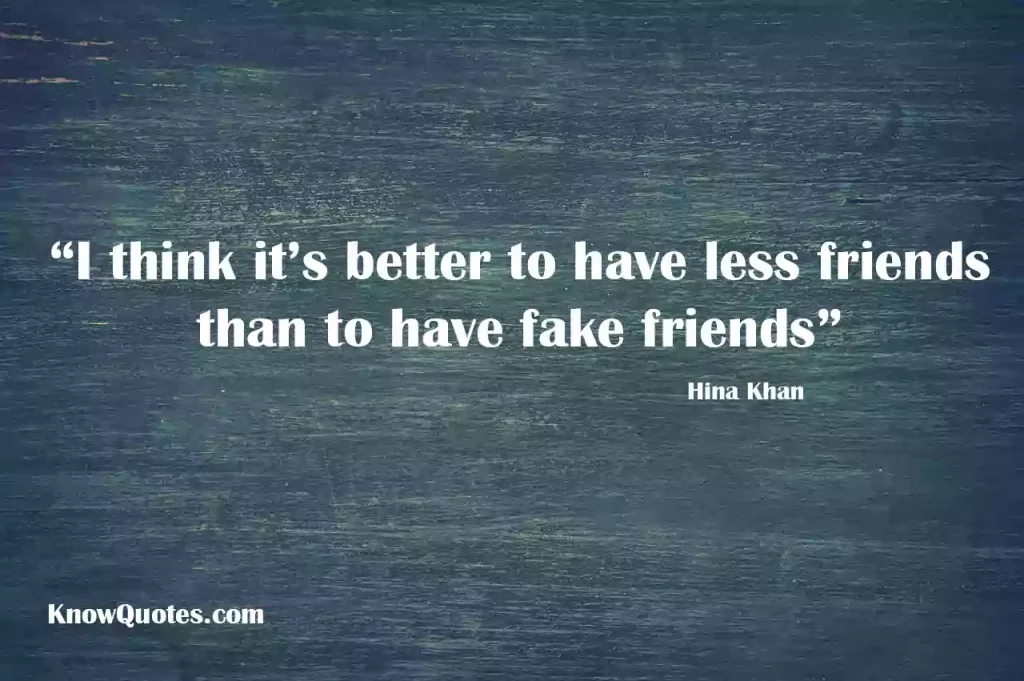 Fake Friends Quotes