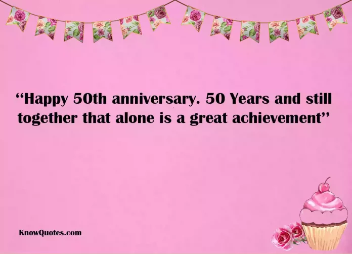 Funny 50th Anniversary Quotes for Parents