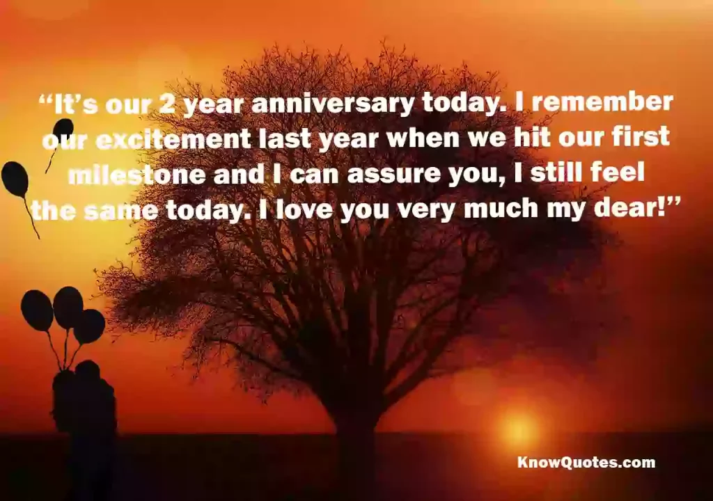 2 Year Anniversary Quotes for Boyfriend