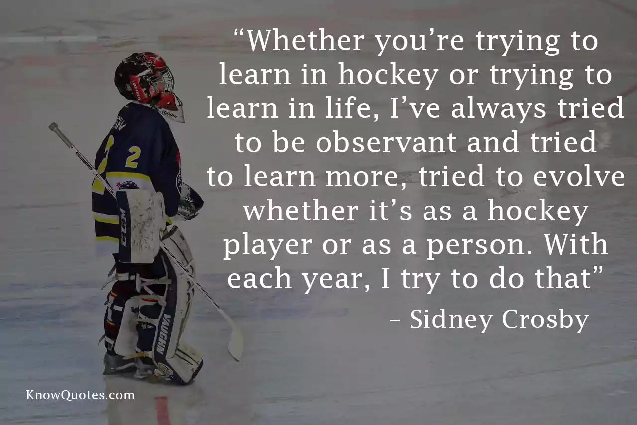 Inspirational Hockey Quotes and Sayings