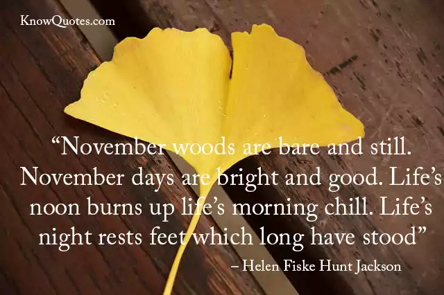 Motivational Quotes for November