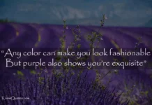 Positive Purple Colour Quotes