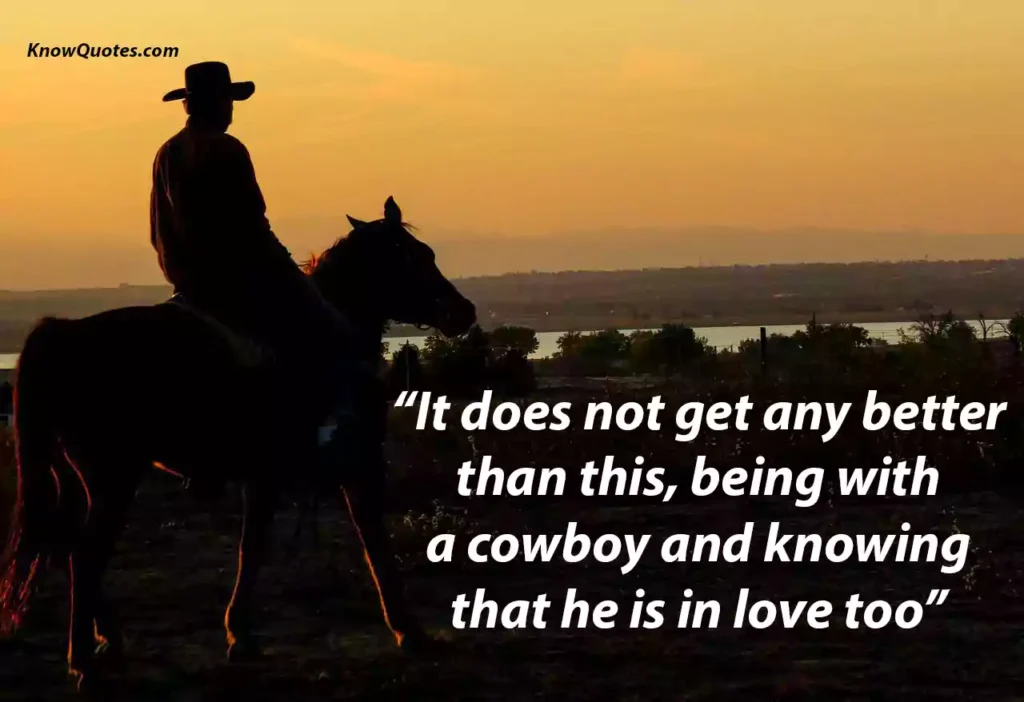 Cute Cowboy Love Quotes