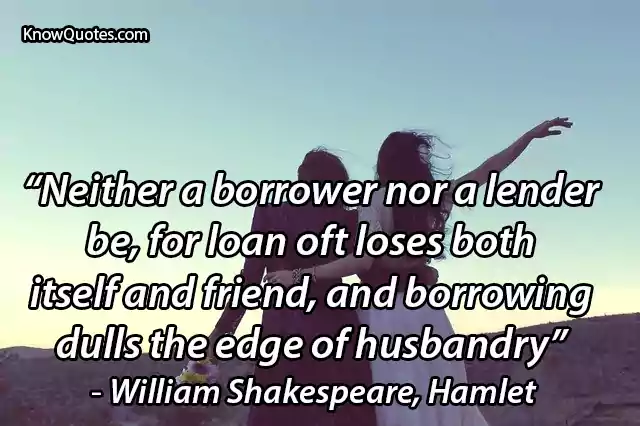 Shakespeare Quotes for Friendship