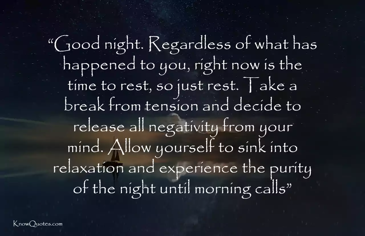 Spiritual Good Night Quotes