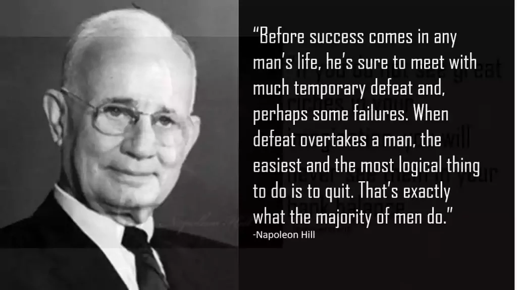 Motivation Napoleon Hill Quotes