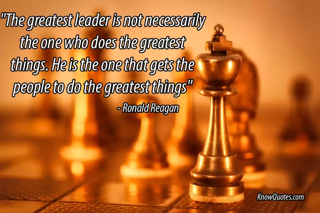 Top 40+ Positive Quotes For Leadership | KnowQuotes.com