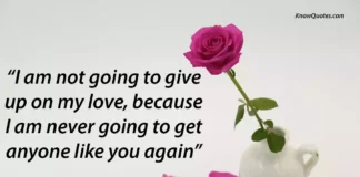 When Love Is Over Quotes