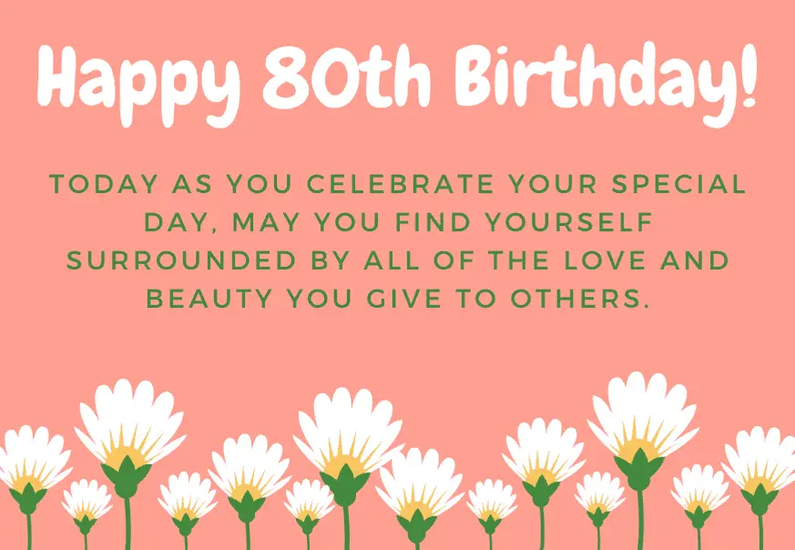 80TH Birthday Quotes