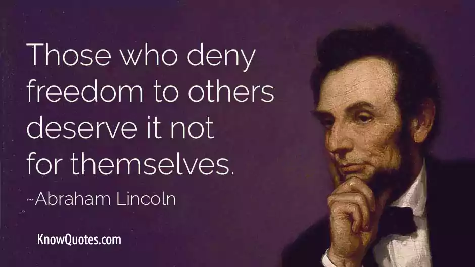Abraham Lincoln Famous Quotes