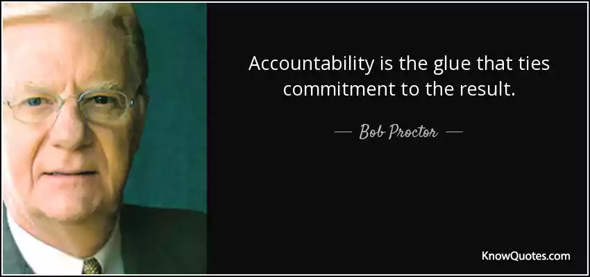 Quotes About Accountability at Work