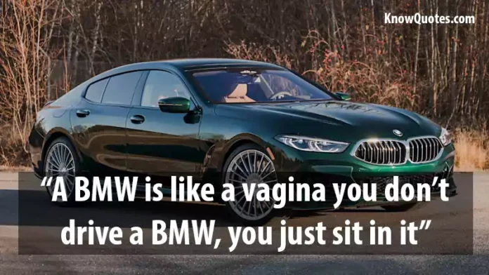 BMW Quotes for Instagram