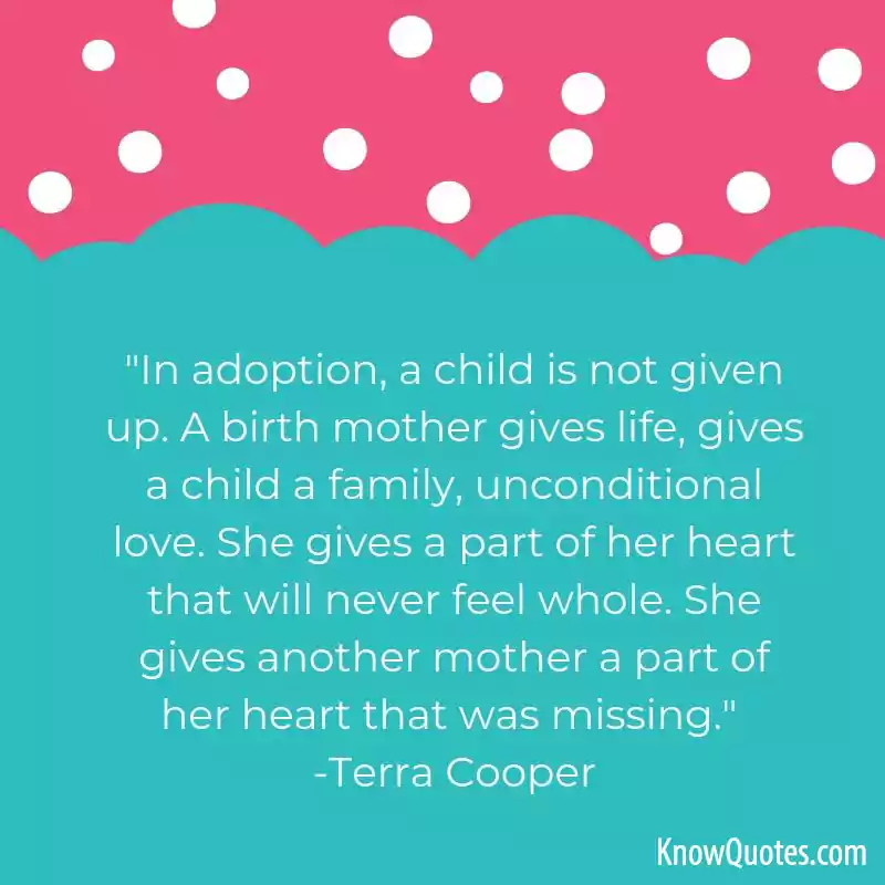 Birth Mother’s Day Quotes