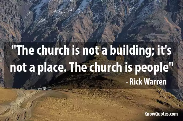 Church Quotes and Sayings