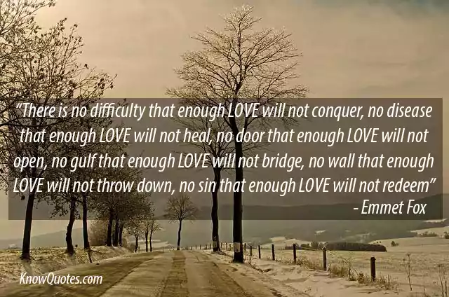 Emmet Fox Quotes on Love