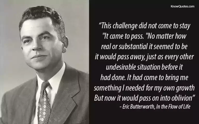 Eric Butterworth Quotes