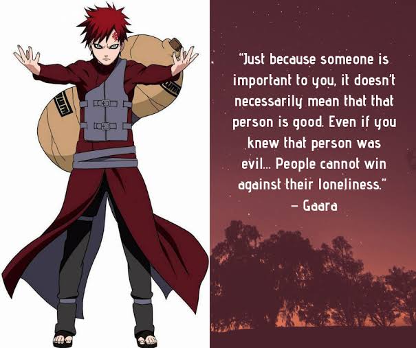 Gaara Quotes I Love Only Myself