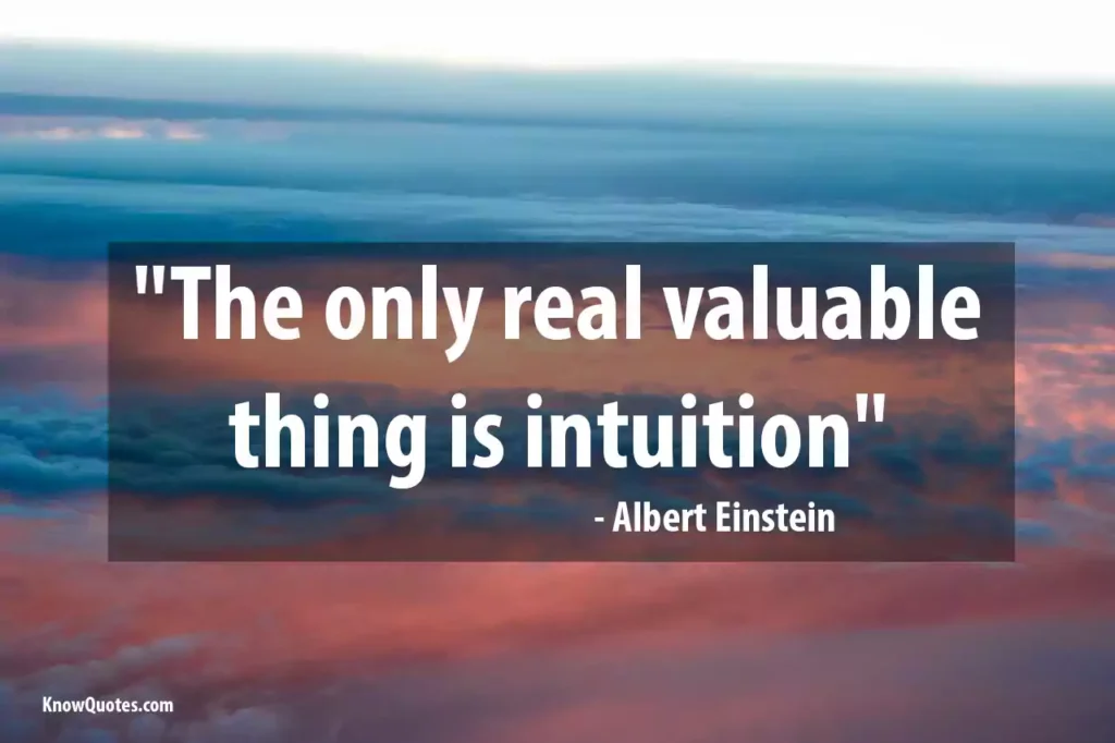 Intuition Quotes Funny