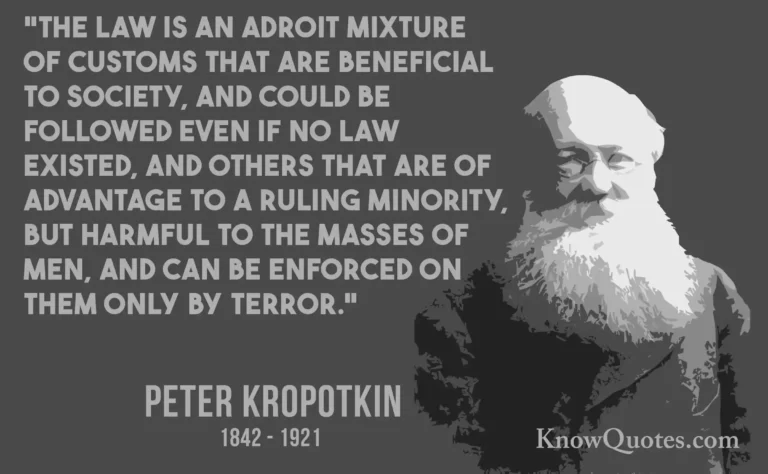 20+ Best Kropotkin Quotes