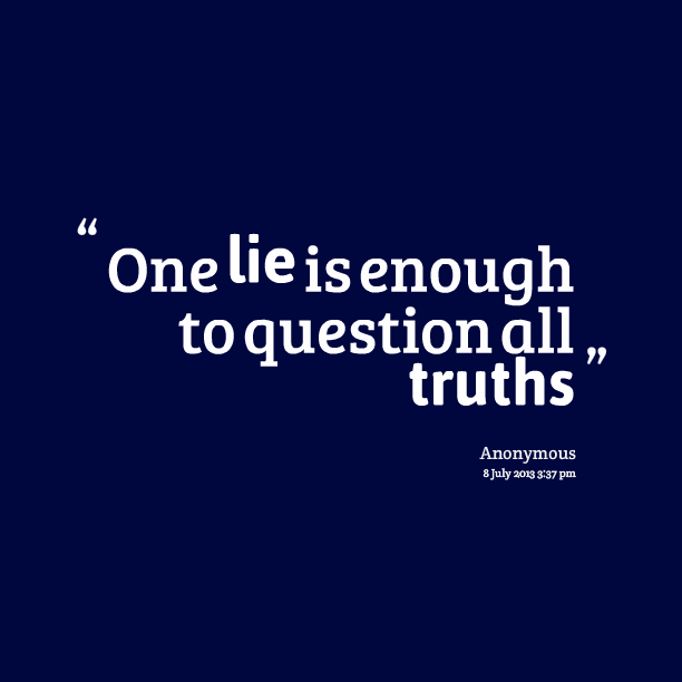 Lies Quotes for Him