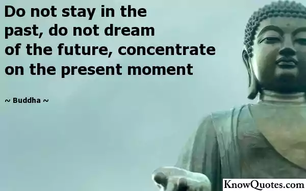 Live in the Present Quotes Buddha