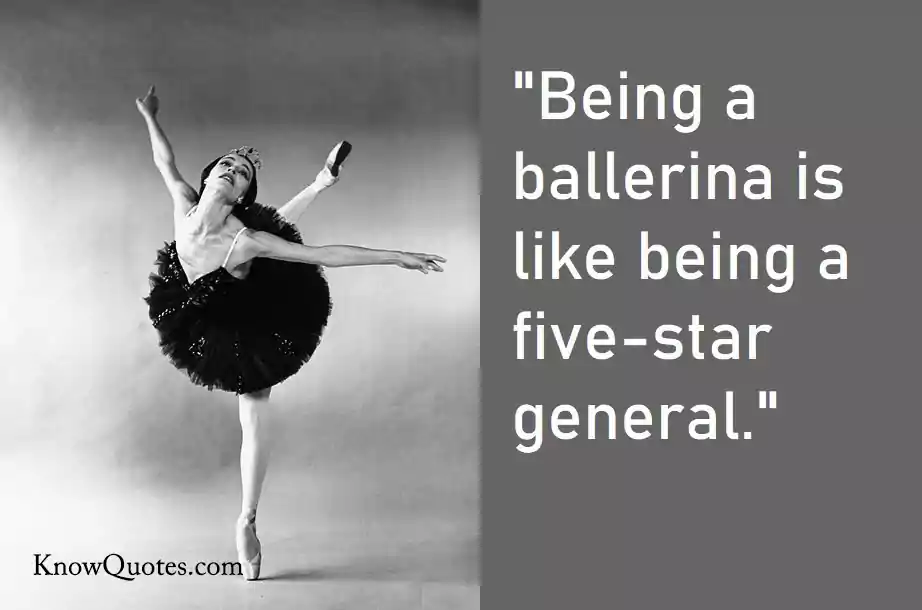 Famous Quotes by Maria Tallchief