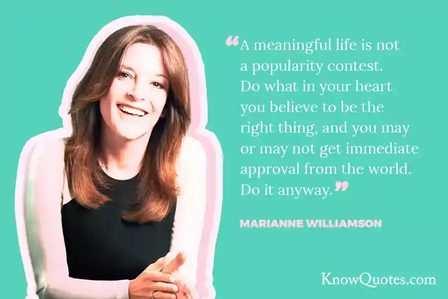 Inspirational Marianne Williamson Quotes to Empower Your Life