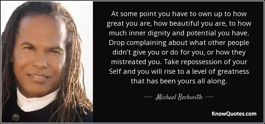 Michael Beckwith Quotes Gratitude