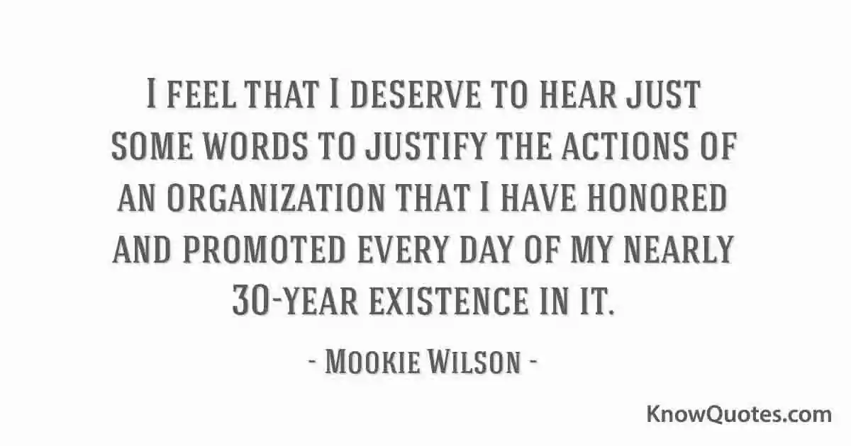 Mookie Wilson Quotes
