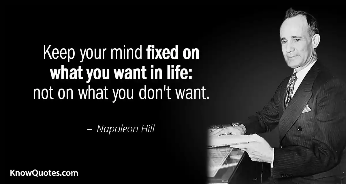 Napoleon Hill Quotes on Success