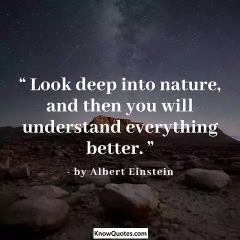 Nature Quotes in English