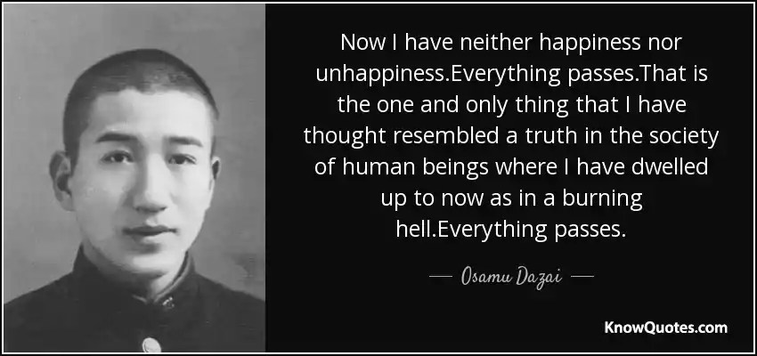 Osamu Dazai Quotes