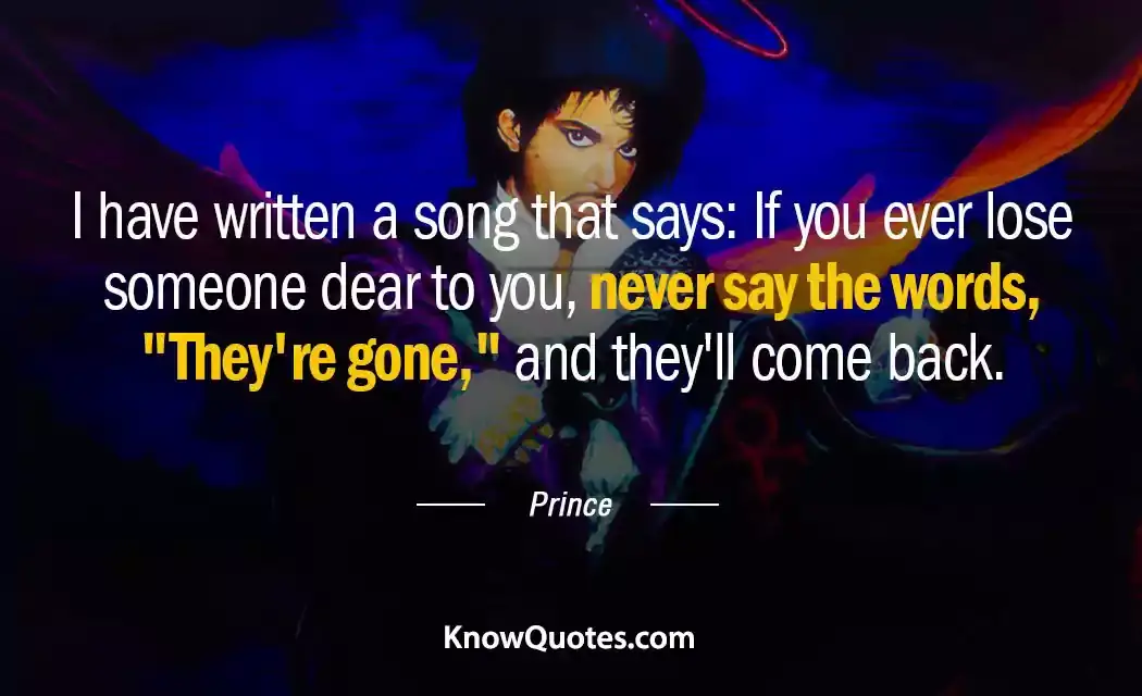 Prince Quotes