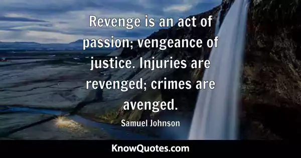 Revenge Quotes