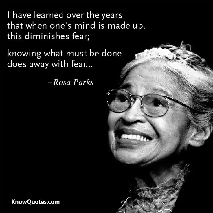 Rosa Parks Quotes Short