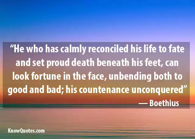 boethius quotes on happiness