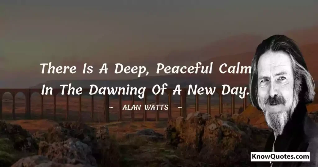 Alan Watts Quotes the Meaning of Life