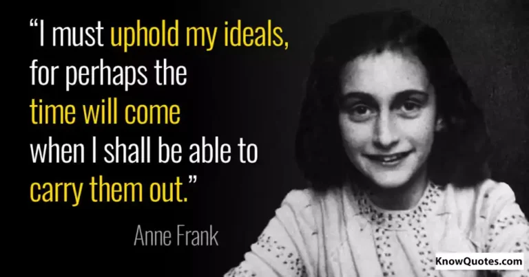 Anne Frank Famous Quotes