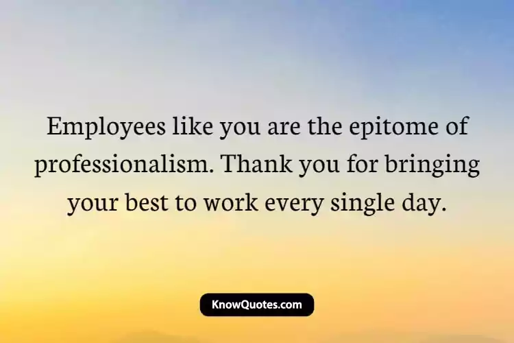 Funny Appreciation Quotes for Employees
