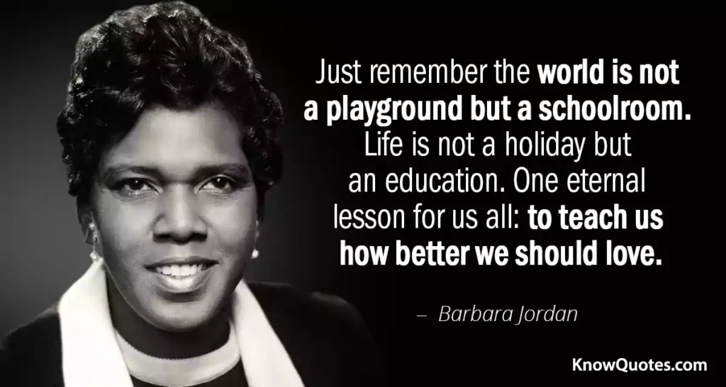 Famous Quotes From Barbara Jordan