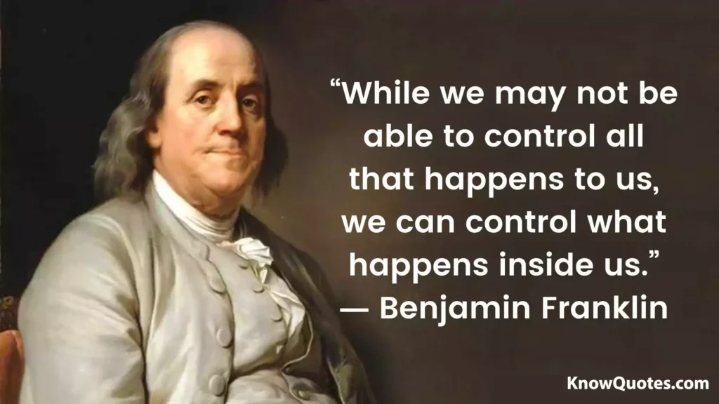 Benjamin Franklin Safety Quote