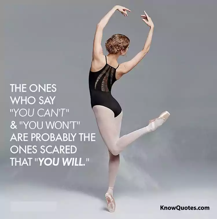 Inspirational Quotes for a Dancer