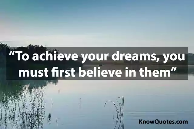 Importance of Dreams Quotes