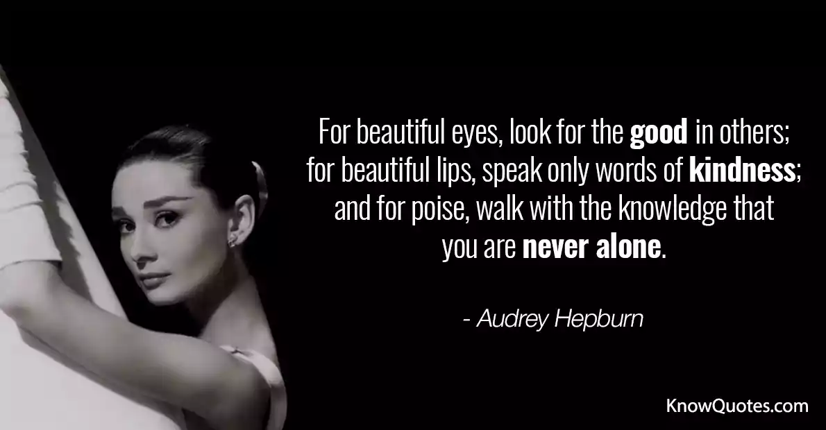 Audrey Hepburn Quotes Love